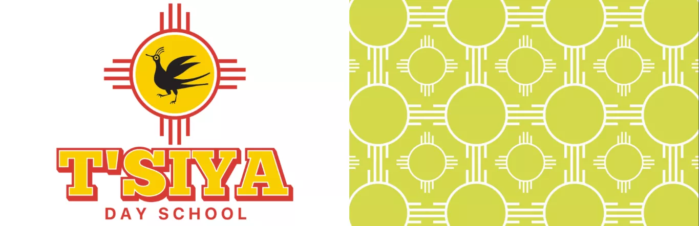 T'siya Day School web banner with school logo