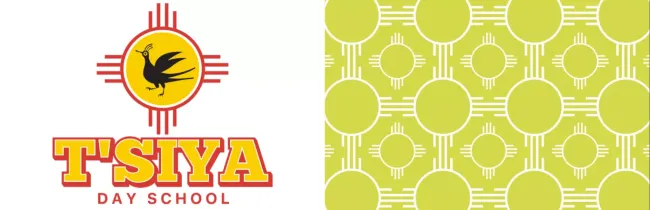 T'siya Day School web banner with school logo